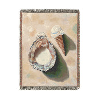 Ice Cream Woven Blanket
