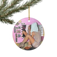 Pilates Girlie Ceramic Ornament