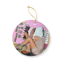 Pilates Girlie Ceramic Ornament