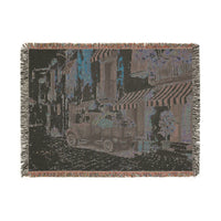 Sicilian Food Truck Woven Blanket