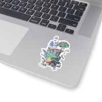 Blue Ferns Sticker