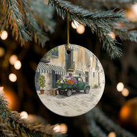 Sicilian Food Truck Ceramic Ornament