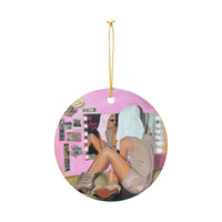 Pilates Girlie Ceramic Ornament
