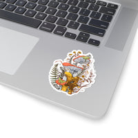Orange Mushrooms Sticker