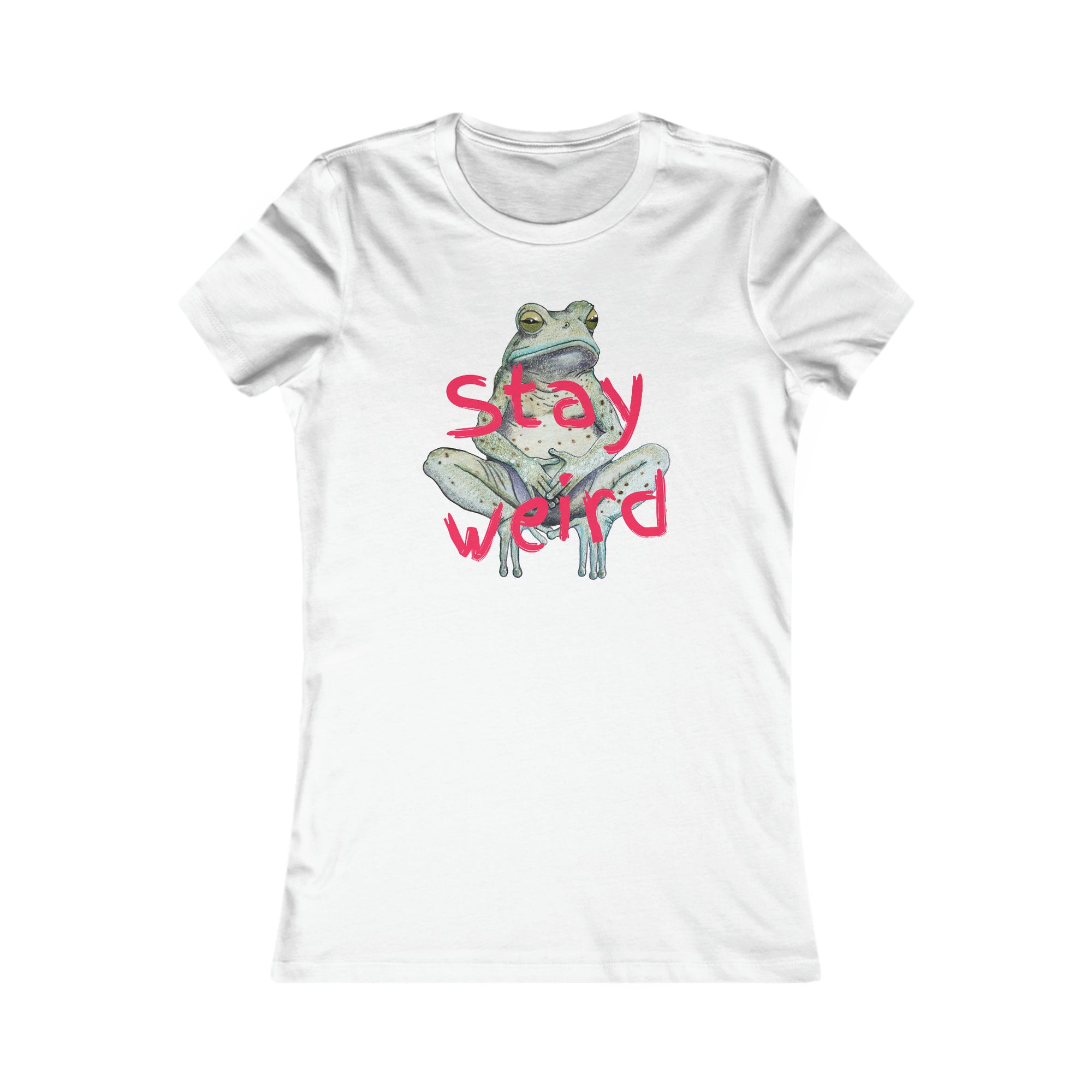 Stay Weird Fitted Tee