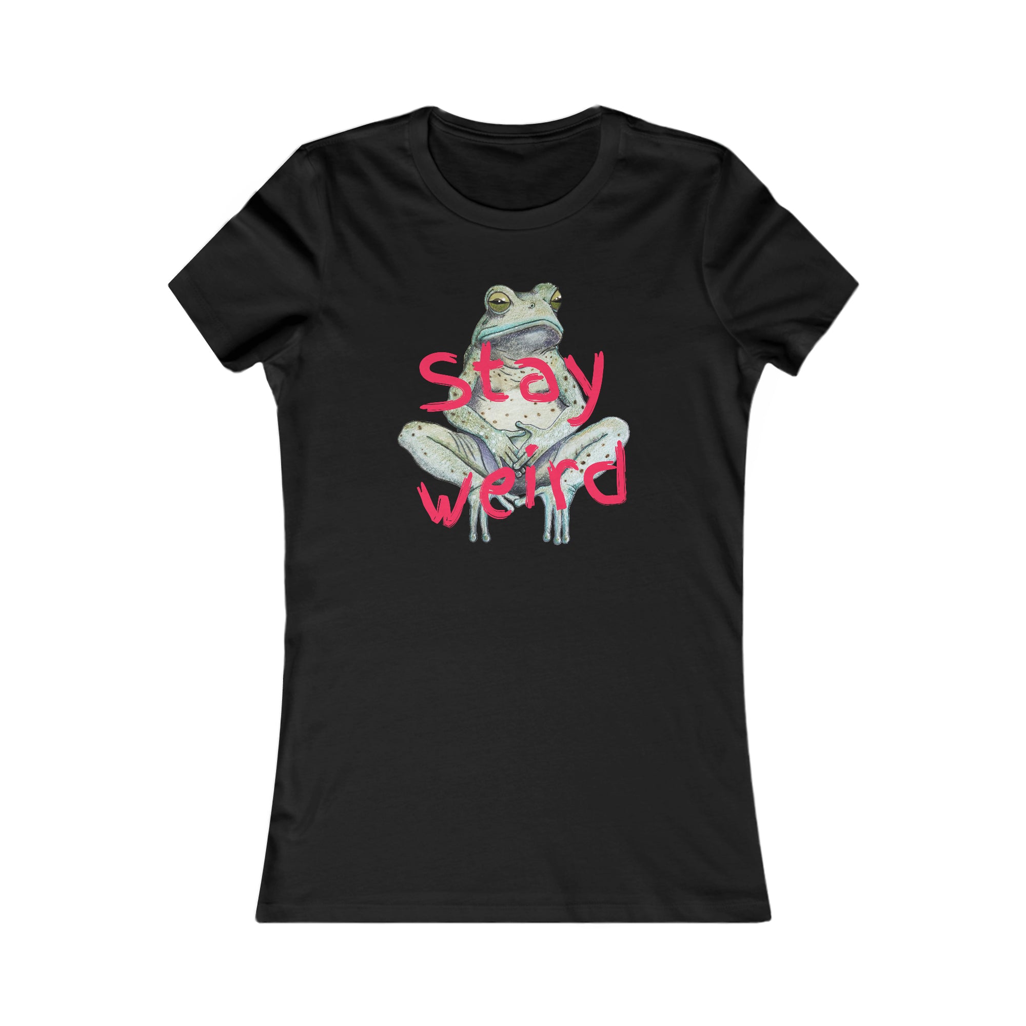 Stay Weird Fitted Tee