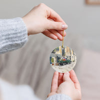 Sicilian Food Truck Ceramic Ornament