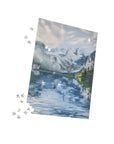 Swans on Lake Gosau Premium 1000-Piece Puzzle
