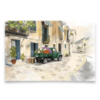 "Study: Sicilian Food Truck" Giclée Print