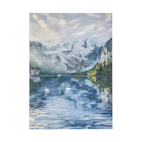 Swans on Lake Gosau Premium 1000-Piece Puzzle