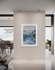 "Two Swans (In Love) on Lake Gosau" Giclée Print