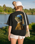 Frog With a Pearl Earring Comfort Colors® Vintage Tee