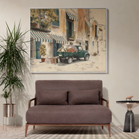 Sicilian Food Truck Woven Blanket