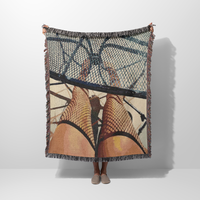 Yes I Can-Can Woven Blanket