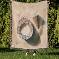 Ice Cream Woven Blanket
