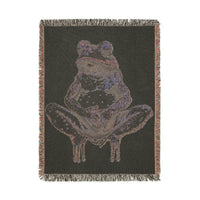 Wise Frog Woven Blanket