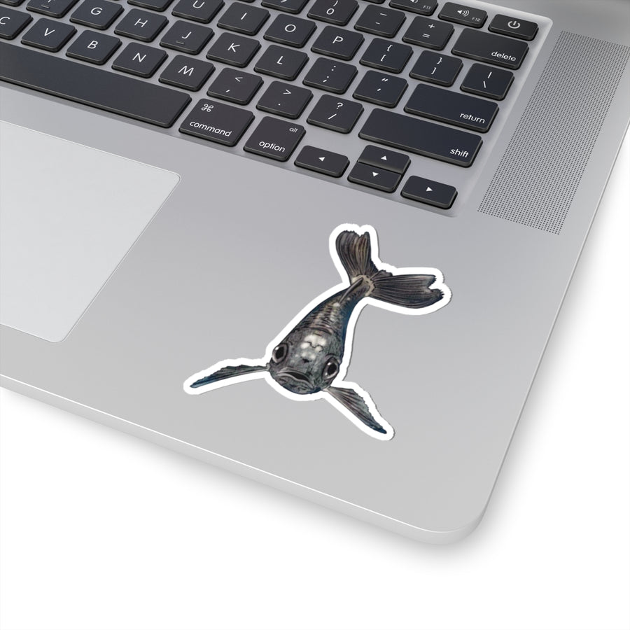 Frowny Fish Sticker