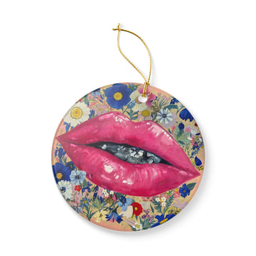Sweet Talk Ceramic Ornament
