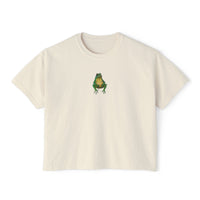 Three Wise Frogs Boxy Crop Tee
