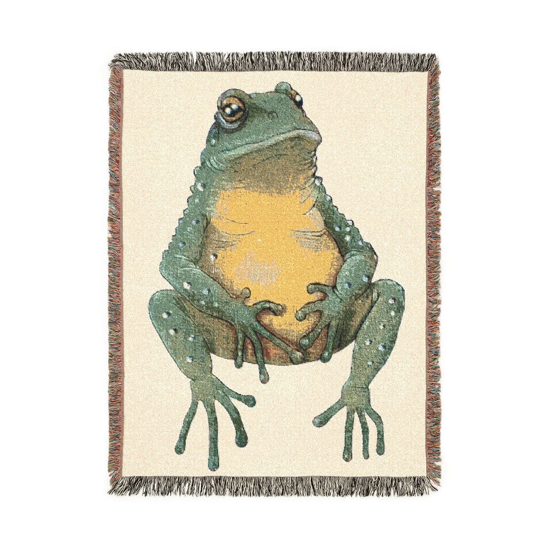 Nice Frog Woven Blanket