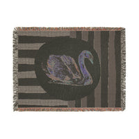 Striped Swan Blanket