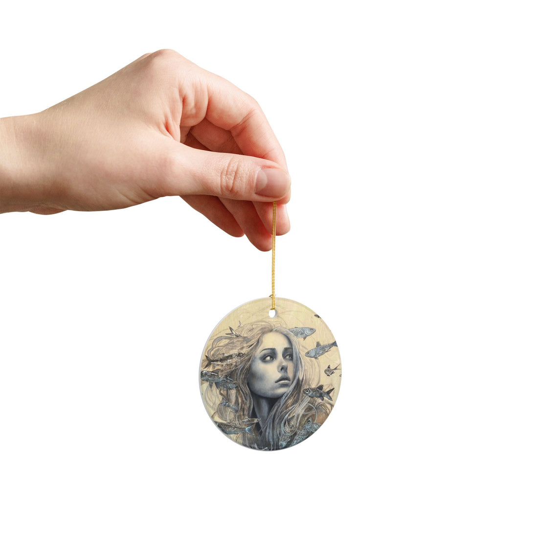Siren Ceramic Ornament