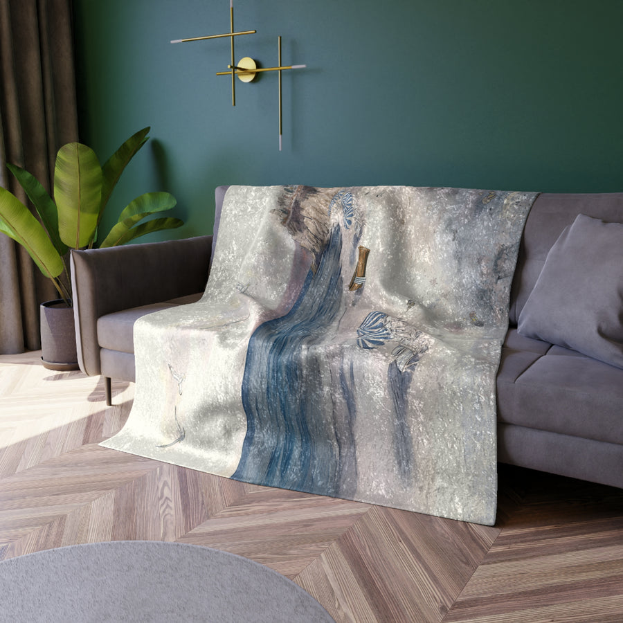 Sole Di Palermo Crushed Velvet Blanket