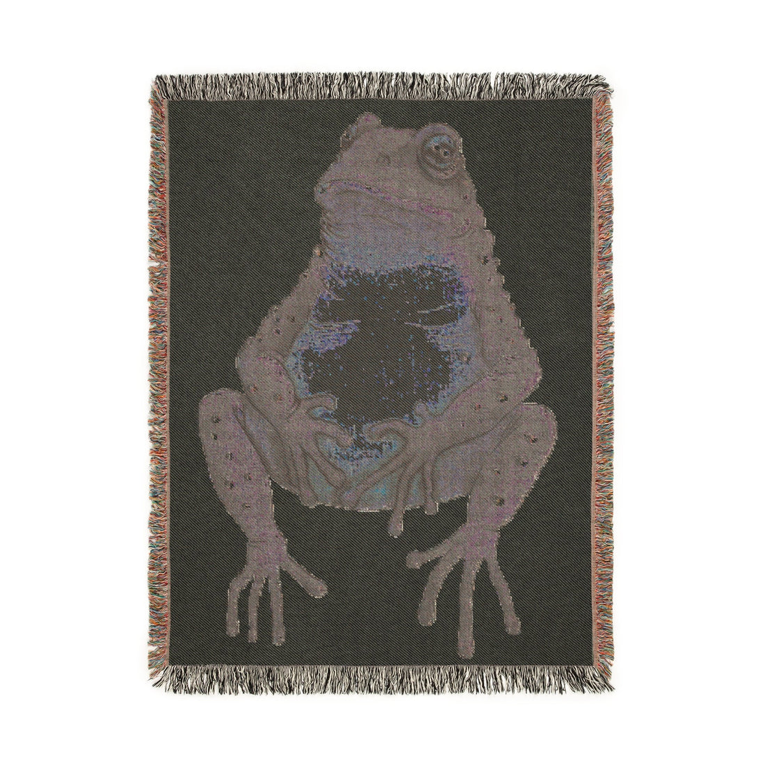 Nice Frog Woven Blanket