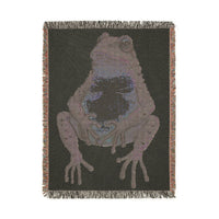 Nice Frog Woven Blanket