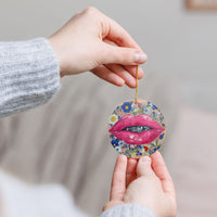 Sweet Talk Ceramic Ornament