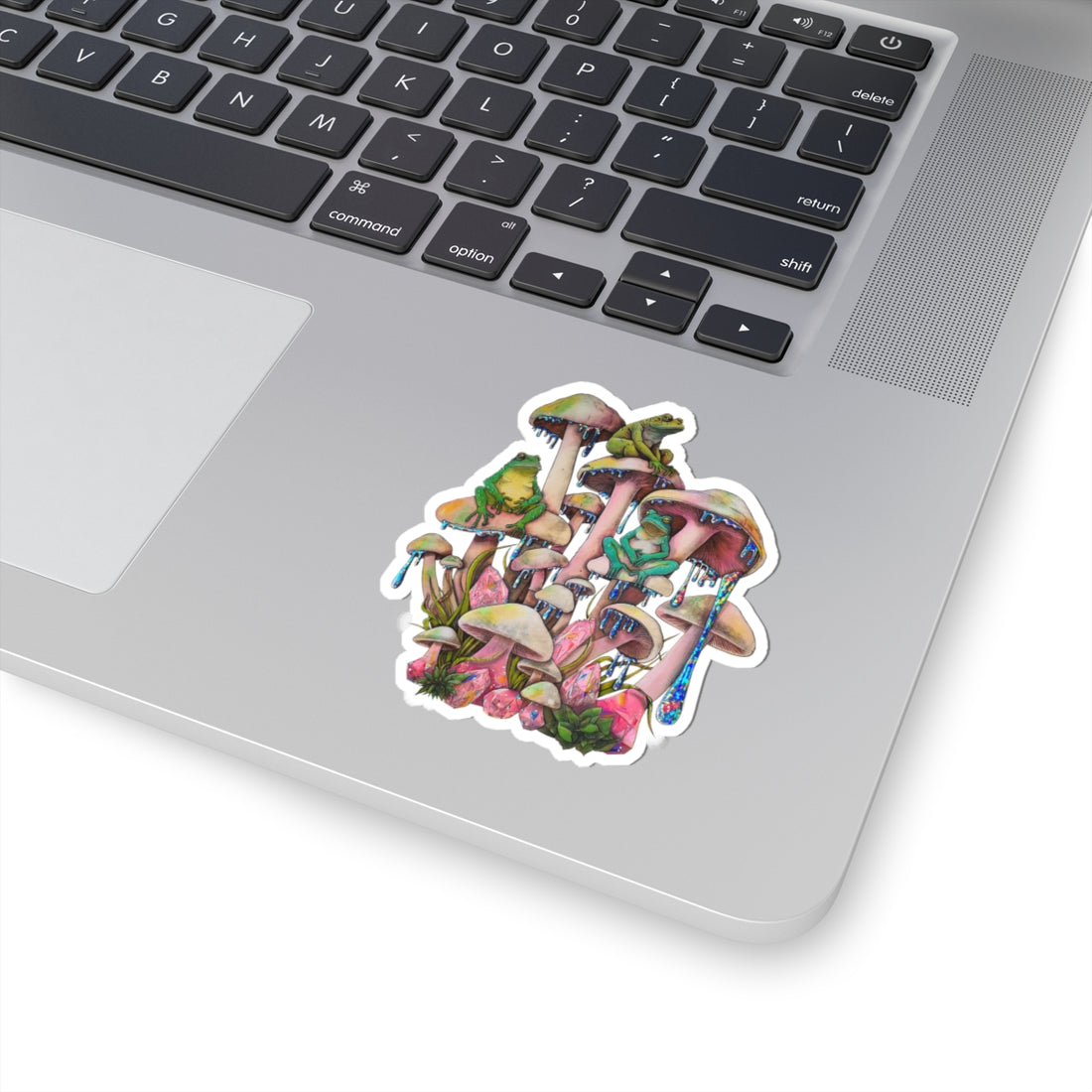 Pink Mushrooms Sticker