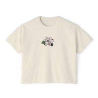 Magnolia Boxy Crop Tee