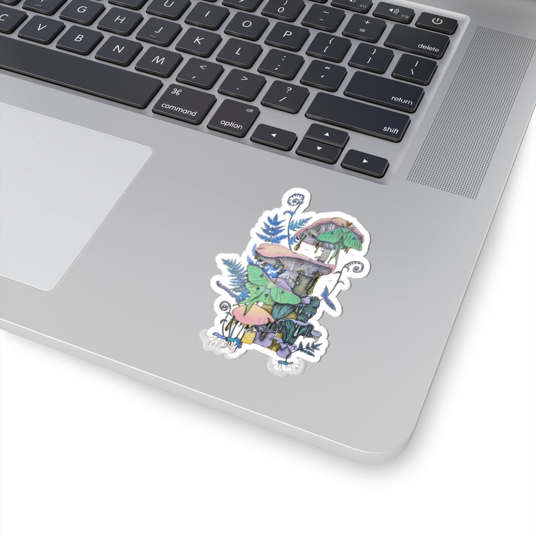 Blue Ferns Sticker