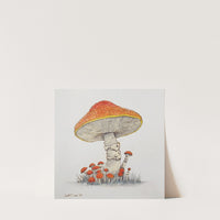 Sketchbook: Orange Mushrooms