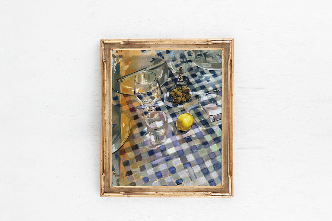 “Sun-Dappled Apéritif” Giclée Print