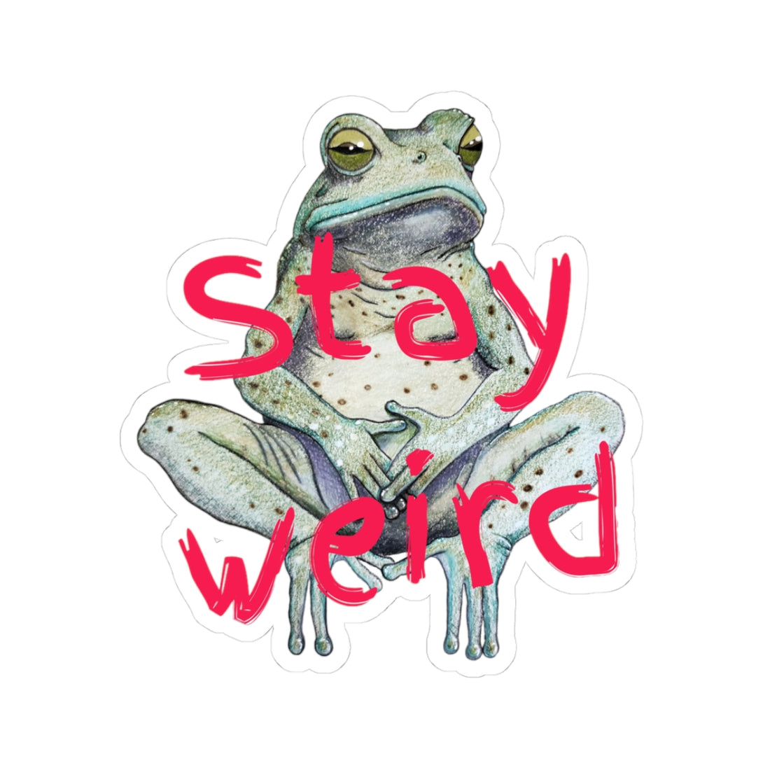 Stay Weird Sticker