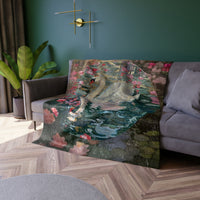 So Graceful Crushed Velvet Blanket