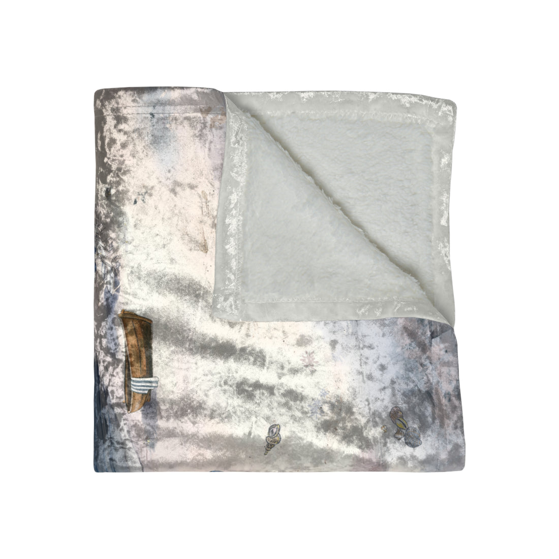 Sole Di Palermo Crushed Velvet Blanket