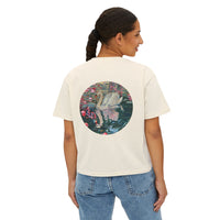 Swan Boxy Crop Tee