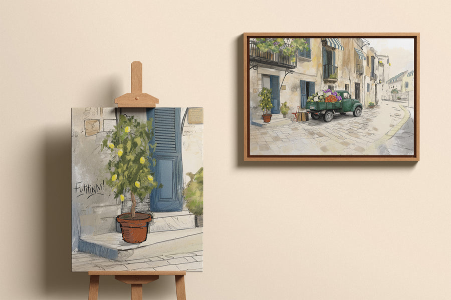 "Study: Sicilian Food Truck" Giclée Print