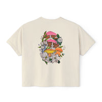 Magnolia Boxy Crop Tee