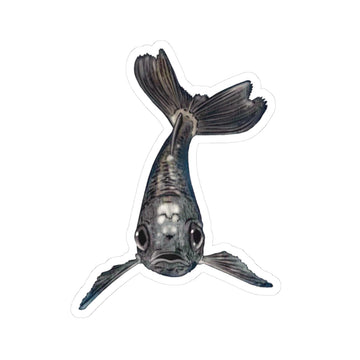 Frowny Fish Sticker