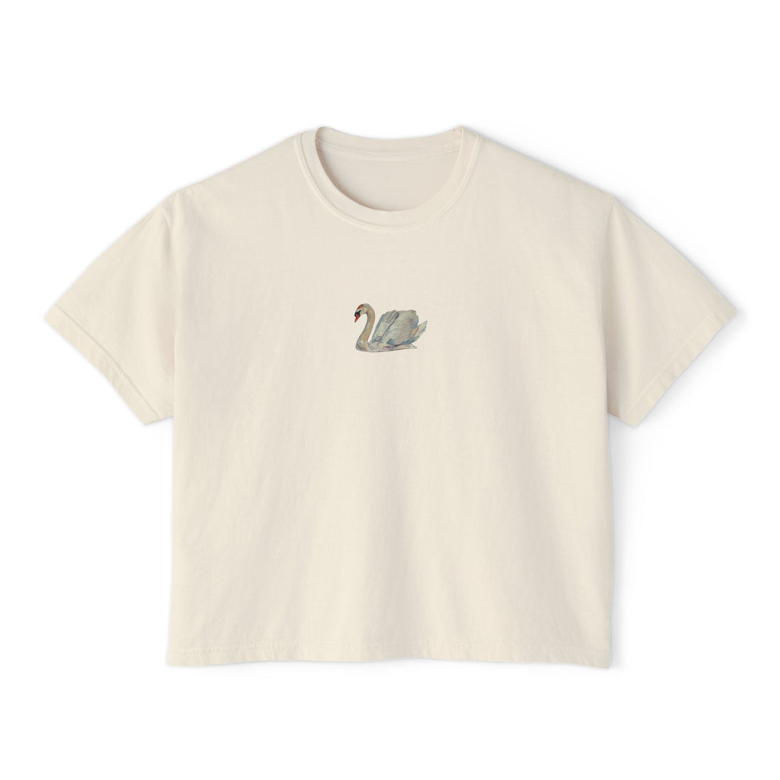 Swan Boxy Crop Tee
