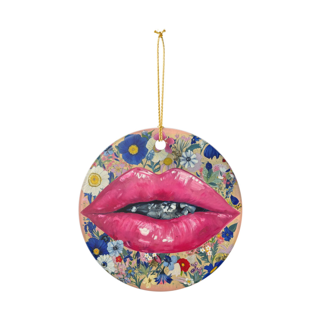 Sweet Talk Ceramic Ornament