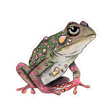 Pink Frog Sticker