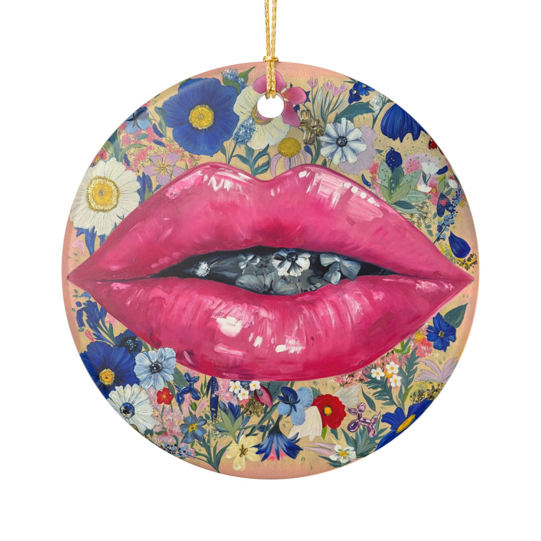 Sweet Talk Ceramic Ornament