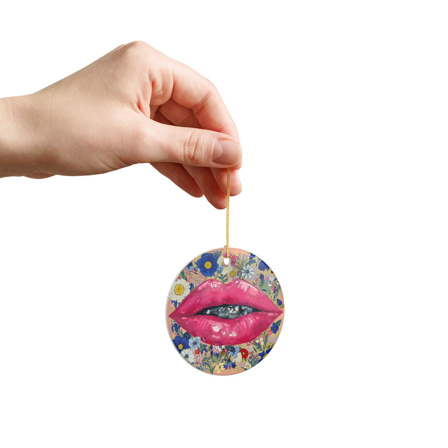 Sweet Talk Ceramic Ornament
