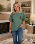 Frog With a Pearl Earring Comfort Colors® Vintage Tee