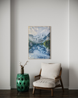 "Two Swans (In Love) on Lake Gosau" Giclée Print
