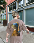 Frog With a Pearl Earring Comfort Colors® Vintage Tee